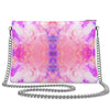 Pareidolia Cloud City Cotton Candy Luxury Crossbody Bag With Chain