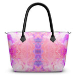 Pareidolia Cloud City Cotton Candy Luxury Zip Top Handbags