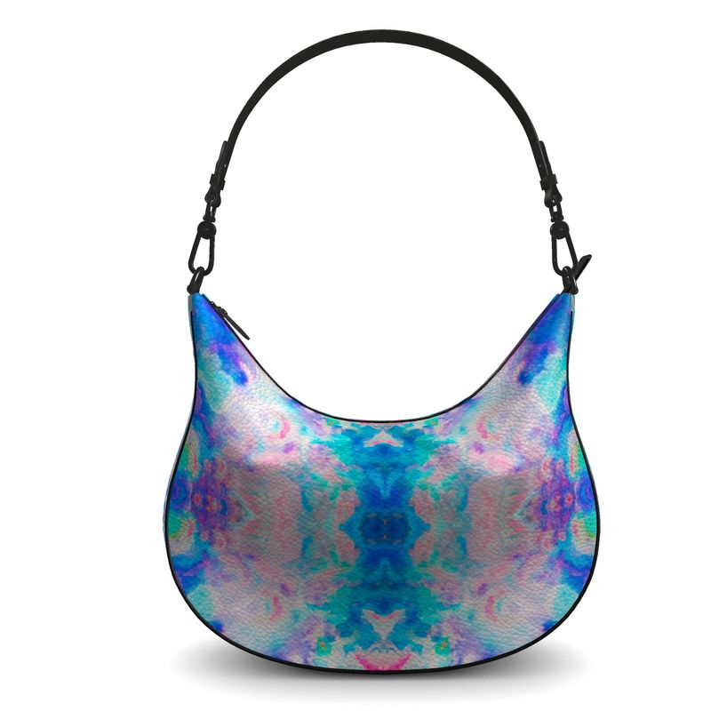 Pareidolia Cloud City Razzle Luxury Curve Hobo Bag