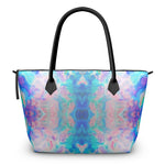 Pareidolia Cloud City Razzle Luxury Zip Top Handbags