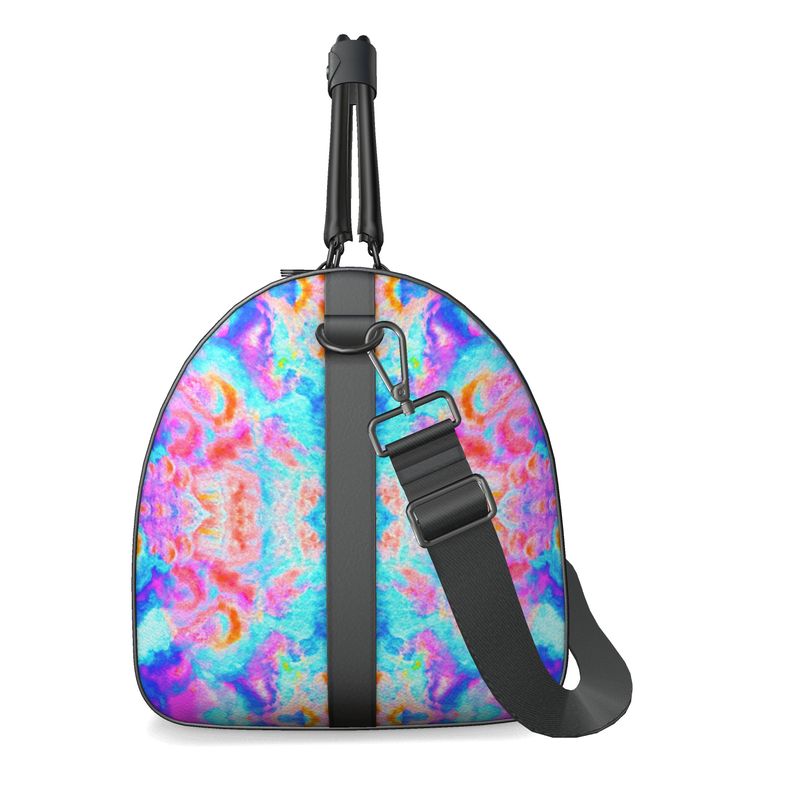 Pareidolia Cloud City Neon Luxury Duffle Bag
