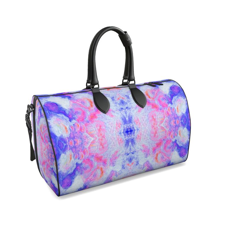 Pareidolia Cloud City Lavender Luxury Duffle Bag