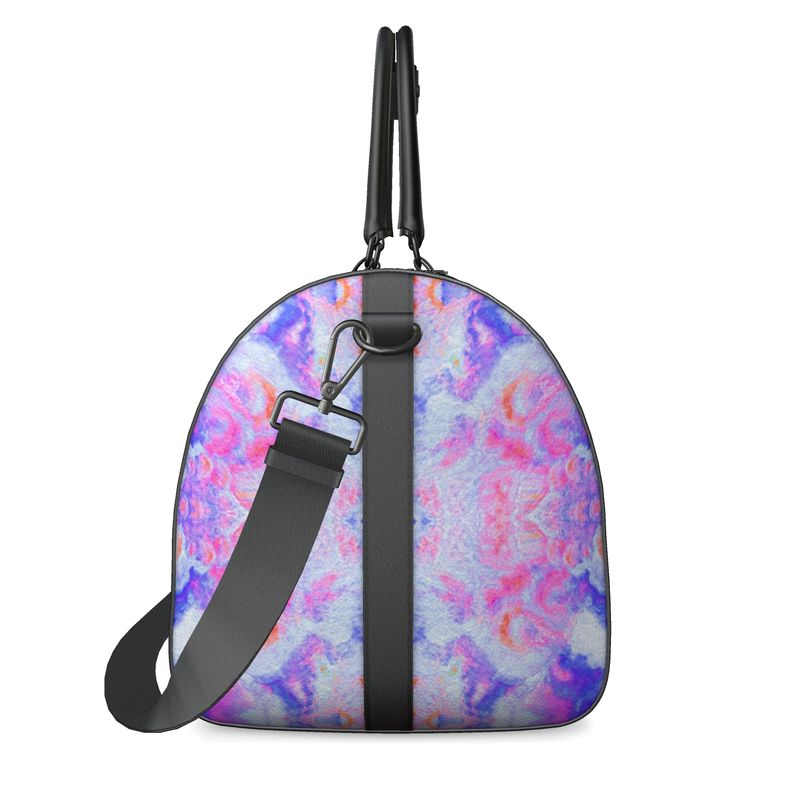 Pareidolia Cloud City Lavender Luxury Duffle Bag