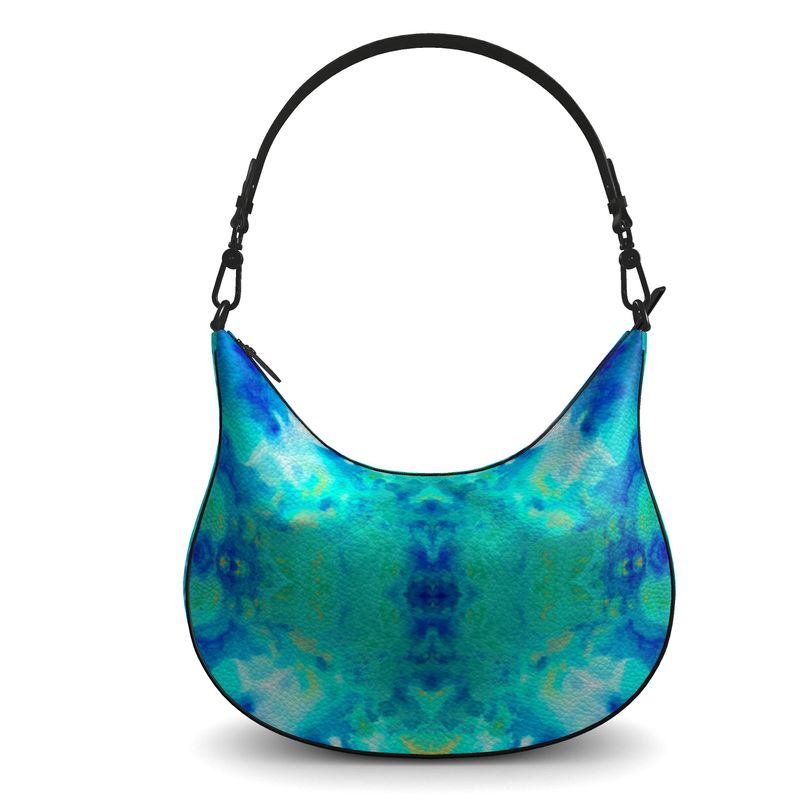 Pareidolia Cloud City Electric Luxury Curve Hobo Bag