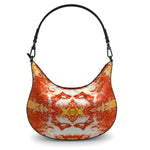 Pareidolia XOX Western Orange Luxury Curve Hobo Bag