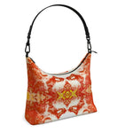 Pareidolia XOX Western Orange Luxury Square Hobo Bag