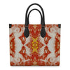 Pareidolia XOX Western Orange Luxury Leather Shopper Bag