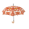 Pareidolia XOX Western Orange Luxury Umbrella