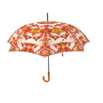 Pareidolia XOX Western Orange Luxury Umbrella