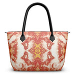 Pareidolia XOX Western Orange Luxury Zip Top Handbags