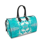 Pareidolia XOX Western Teal Luxury Duffle Bag