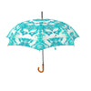 Pareidolia XOX Western Teal Luxury Umbrella