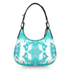 Pareidolia XOX Western Teal Luxury Mini Curve Bag