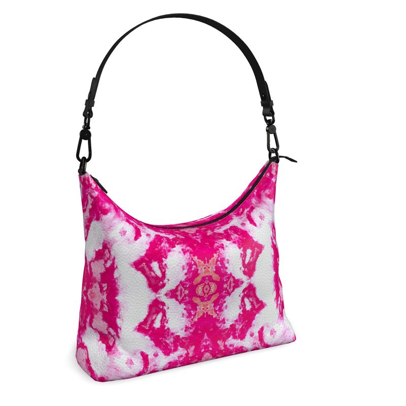 Pareidolia XOX Western Pink Luxury Square Hobo Bag