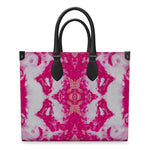 Pareidolia XOX Western Pink Luxury Leather Shopper Bag