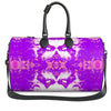 Pareidolia XOX Western Purple Luxury Duffle Bag