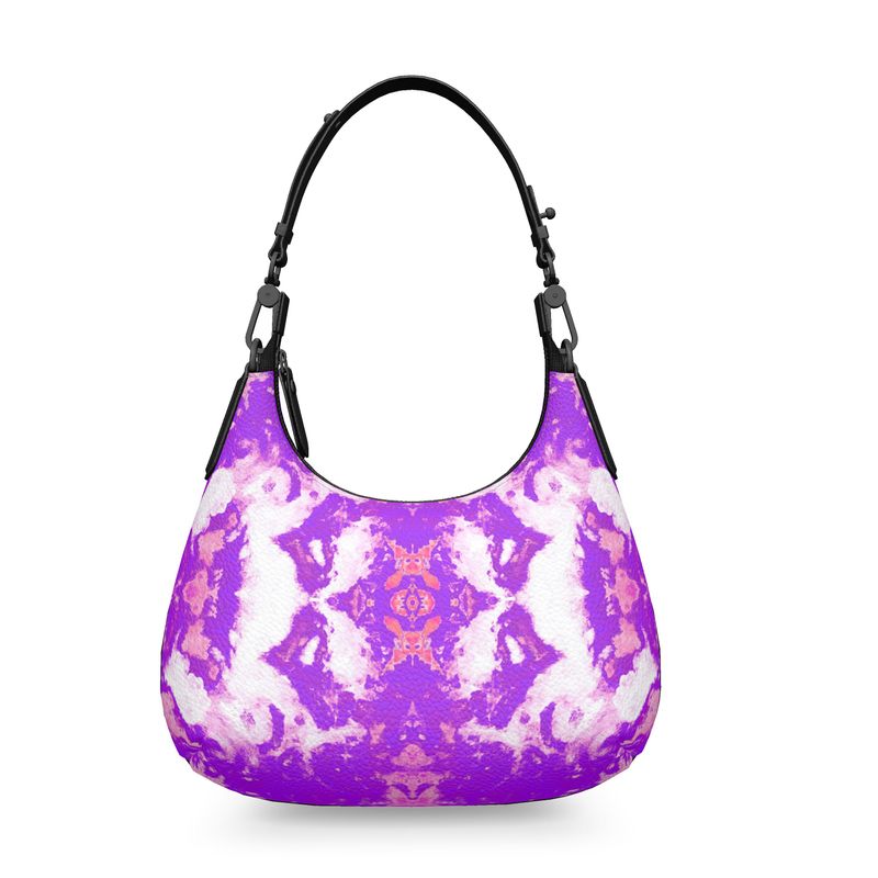 Pareidolia XOX Western Purple Luxury Mini Curve Bag
