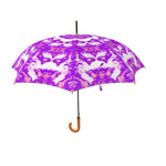 Pareidolia XOX Western Purple Luxury Umbrella