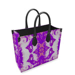 Pareidolia XOX Western Purple Luxury Leather Shopper Bag