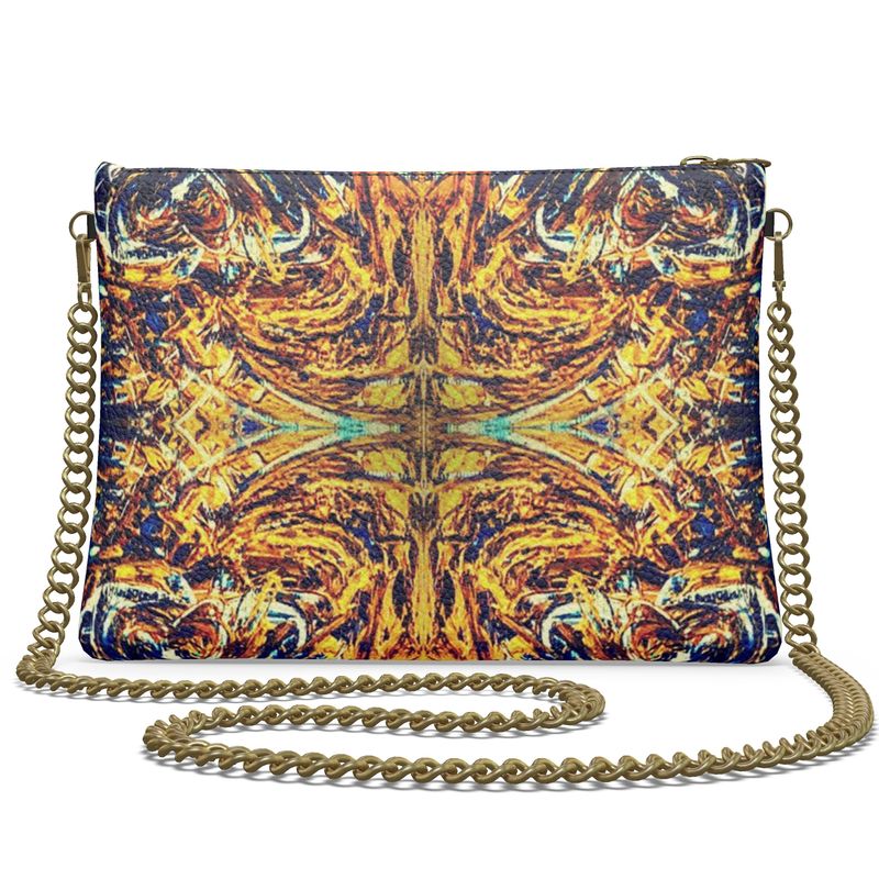 Baroque Luxury Crossbody Bag With Chain
