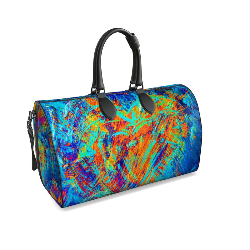 Meraki Rainbow Heart Luxury Duffle Bag