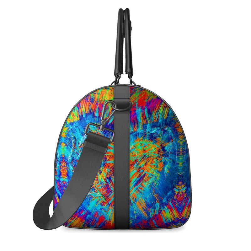 Meraki Rainbow Heart Luxury Duffle Bag