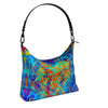 Meraki Rainbow Heart Luxury Square Hobo Bag