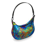 Meraki Rainbow Heart Luxury Curve Hobo Bag