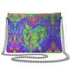 Meraki Mardi Gras Luxury Crossbody Bag With Chain