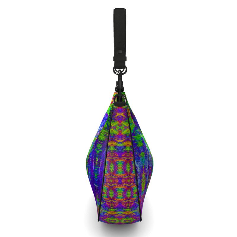 Meraki Mardi Gras Luxury Curve Hobo Bag