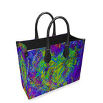 Meraki Mardi Gras Luxury Leather Shopper Bag