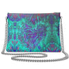 Meraki Ocean Heart Luxury Crossbody Bag With Chain