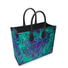 Meraki Ocean Heart Luxury Leather Shopper Bag