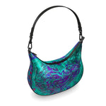 Meraki Ocean Heart Luxury Curve Hobo Bag