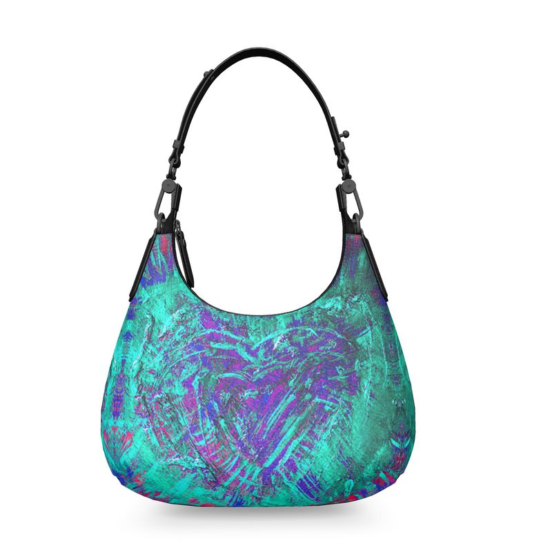 Meraki Ocean Heart Luxury Mini Curve Bag