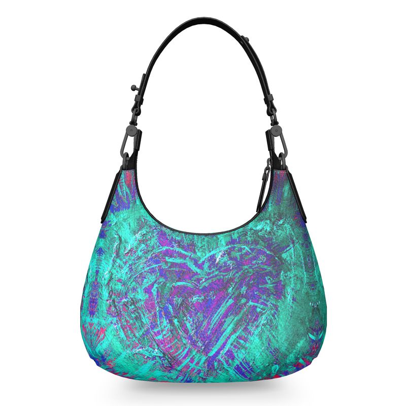 Meraki Ocean Heart Luxury Mini Curve Bag