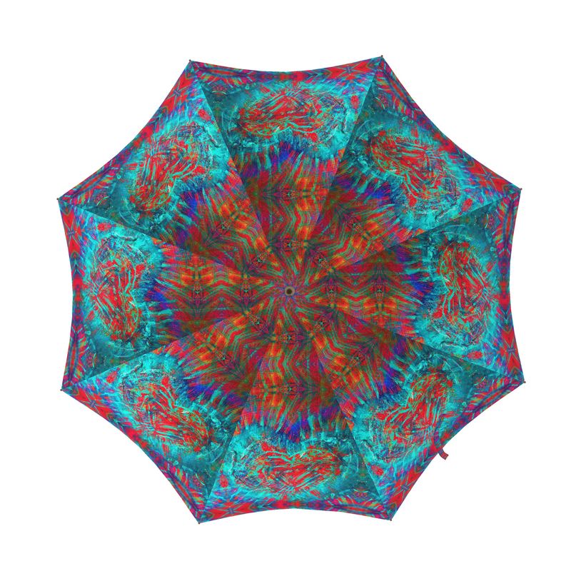 Meraki Fire Heart Luxury Umbrella