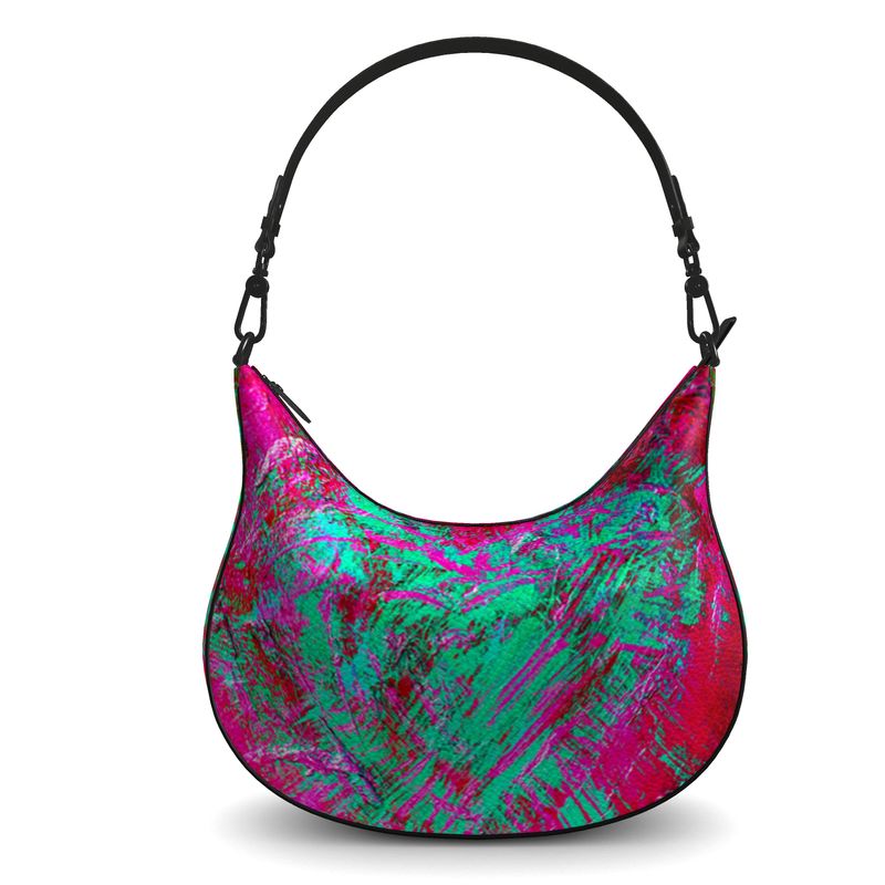 Meraki Pinky Promise Luxury Curve Hobo Bag