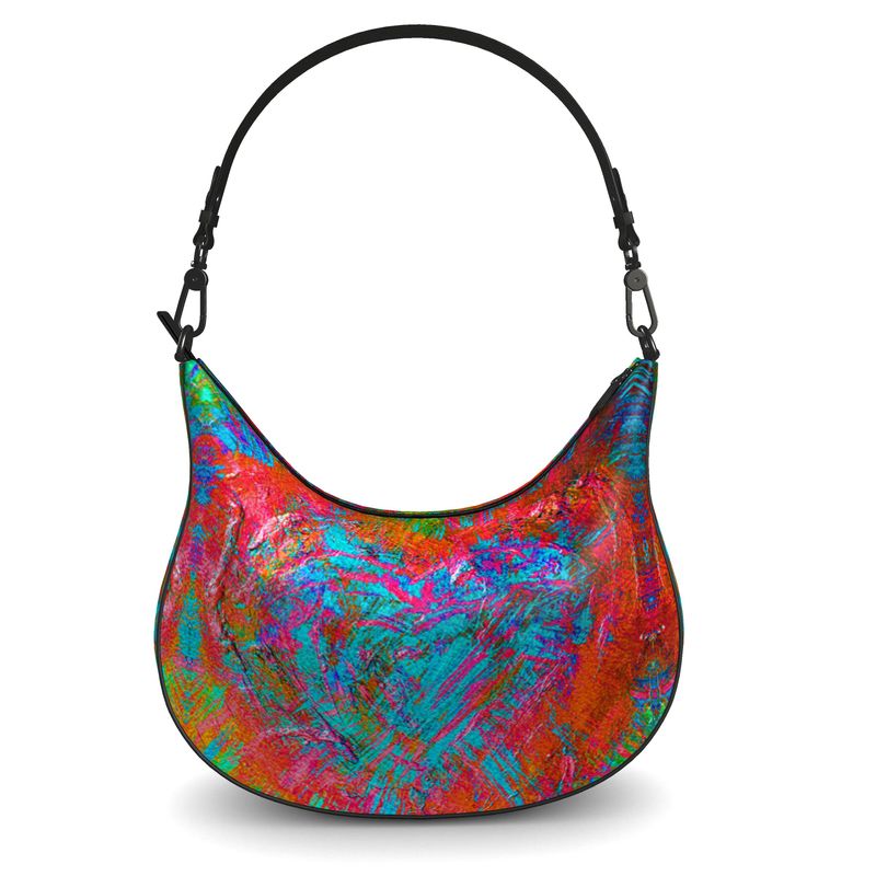 Meraki Bright Heart Luxury Curve Hobo Bag