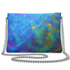 Two Wishes Green Nebula Luxury Crossbody Bag With Chain