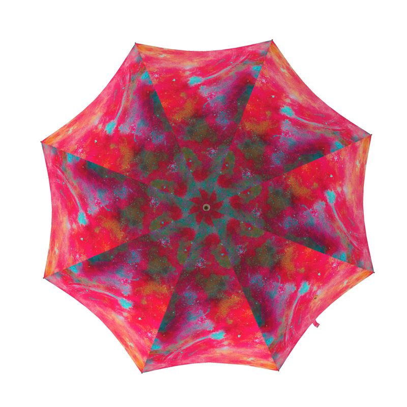 Two Wishes Red Planet Luxury Umbrella