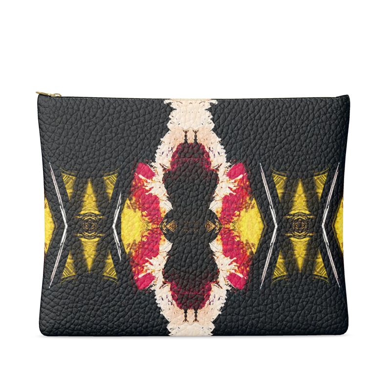 Tushka Bright Luxury Leather Clutch Bag