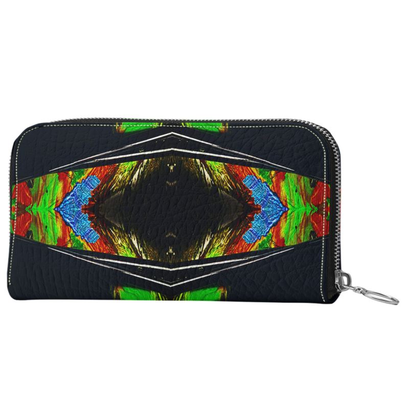 Tushka Eye Luxury Leather Zip Wallet