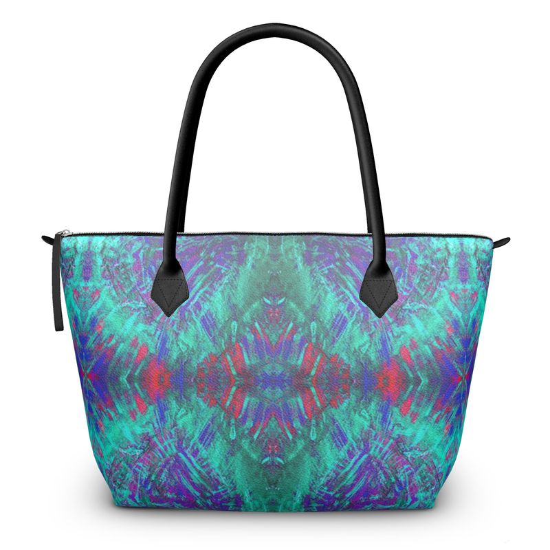 Good Vibes Pearlfisher Luxury Zip Top Handbags