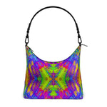 Good Vibes Mardi Gras Mambo Luxury Square Hobo Bag