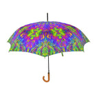 Good Vibes Mardi Gras Mambo Luxury Umbrella