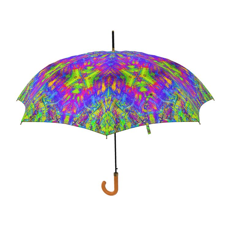 Good Vibes Mardi Gras Mambo Luxury Umbrella