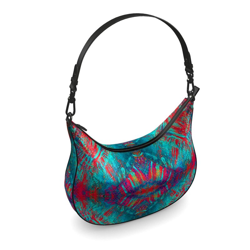 Good Vibes Fire and Ice Luxury Curve Hobo Bag