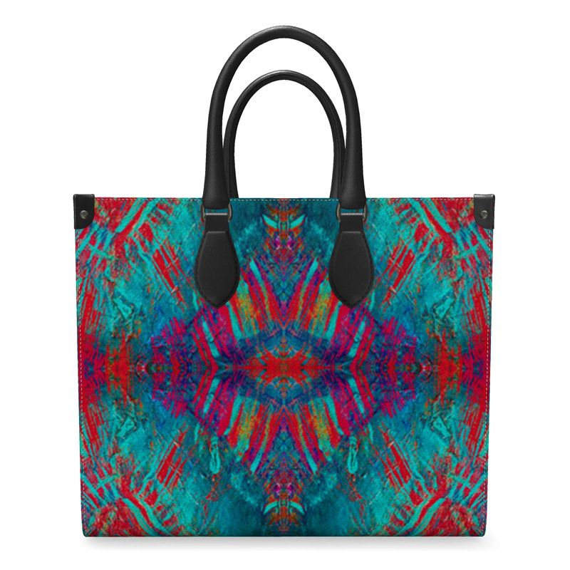 Good Vibes Fire and Ice Luxury Leather Shopper Bag