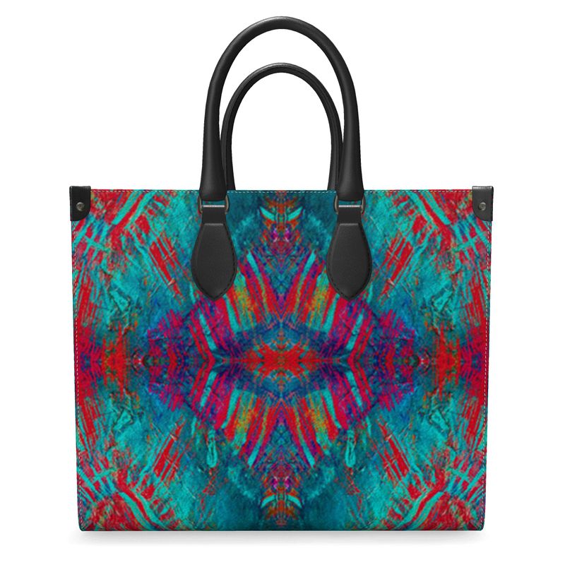 Good Vibes Fire and Ice Luxury Leather Shopper Bag
